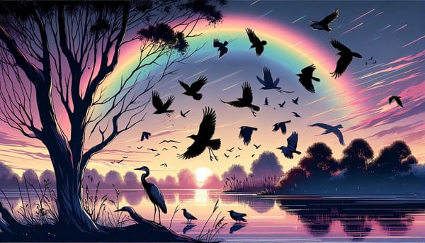 Rainbows at Night